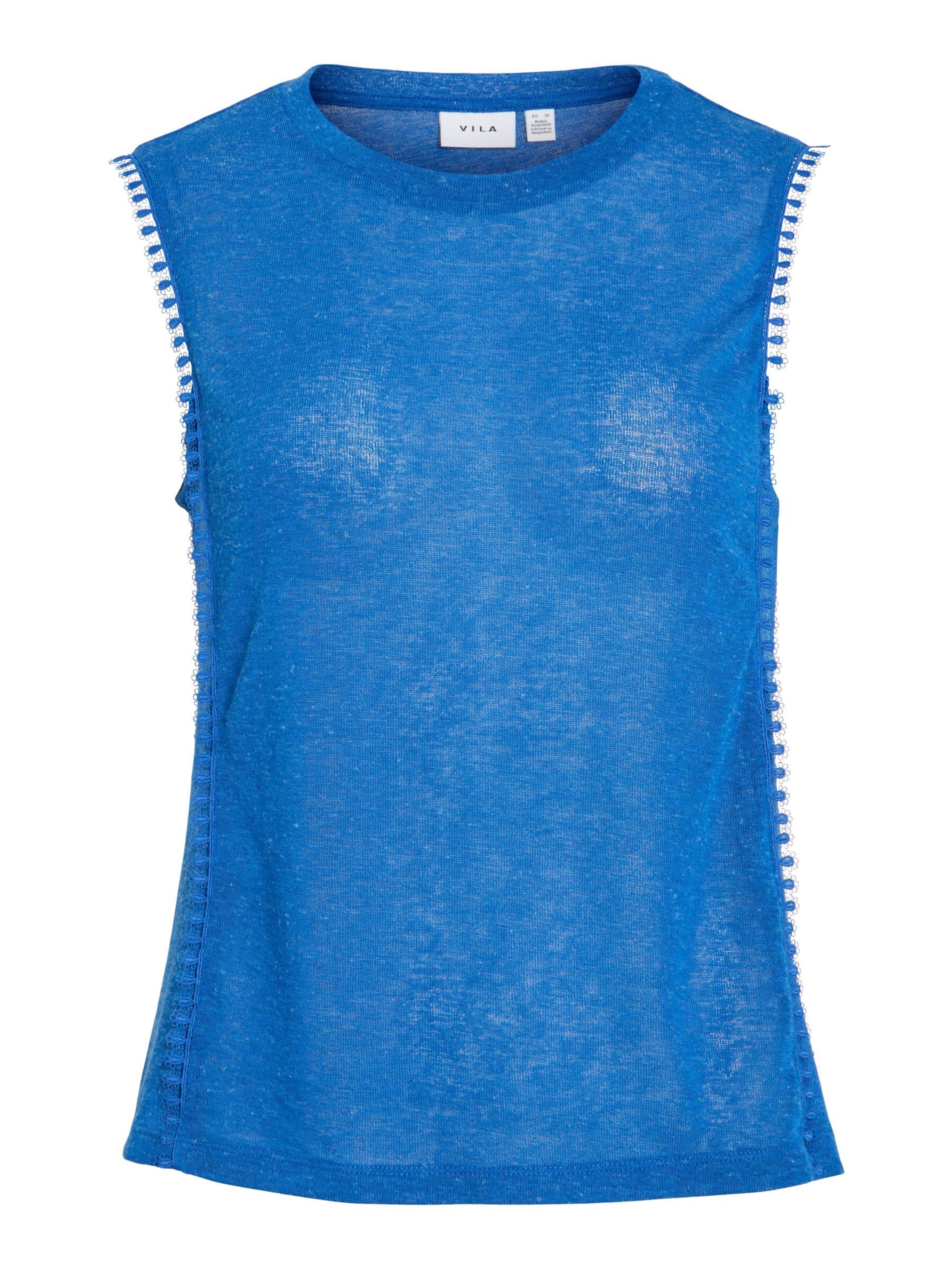 VILA Top in Blau: Vorderseite