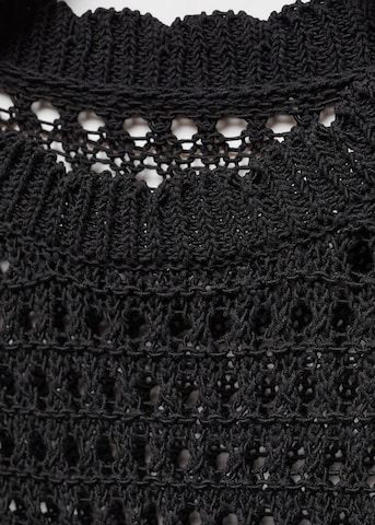 MANGO Sweater 'Thai' in Black