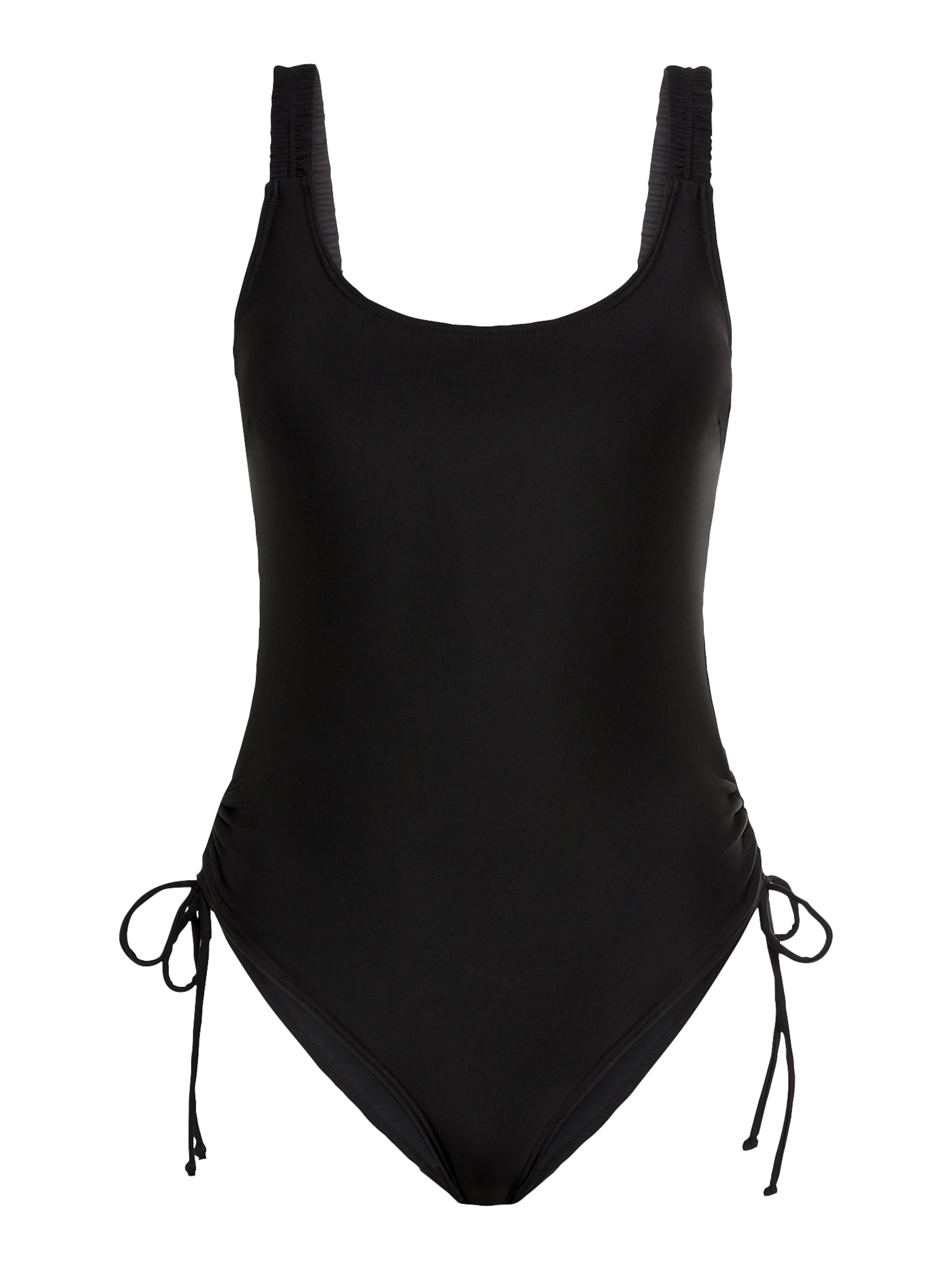 LSCN by LASCANA Бюстие Бански костюм 'Gina' в черно: отпред