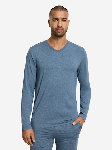 T-Shirt 'Casuals' Hanro en bleu : devant