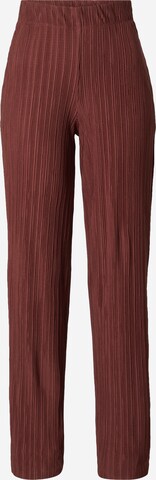 Gina Tricot Trousers 'Sissi' in Brown: front