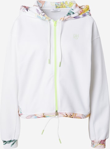 PRINCESS GOES HOLLYWOOD Zip-Up Hoodie in White: front