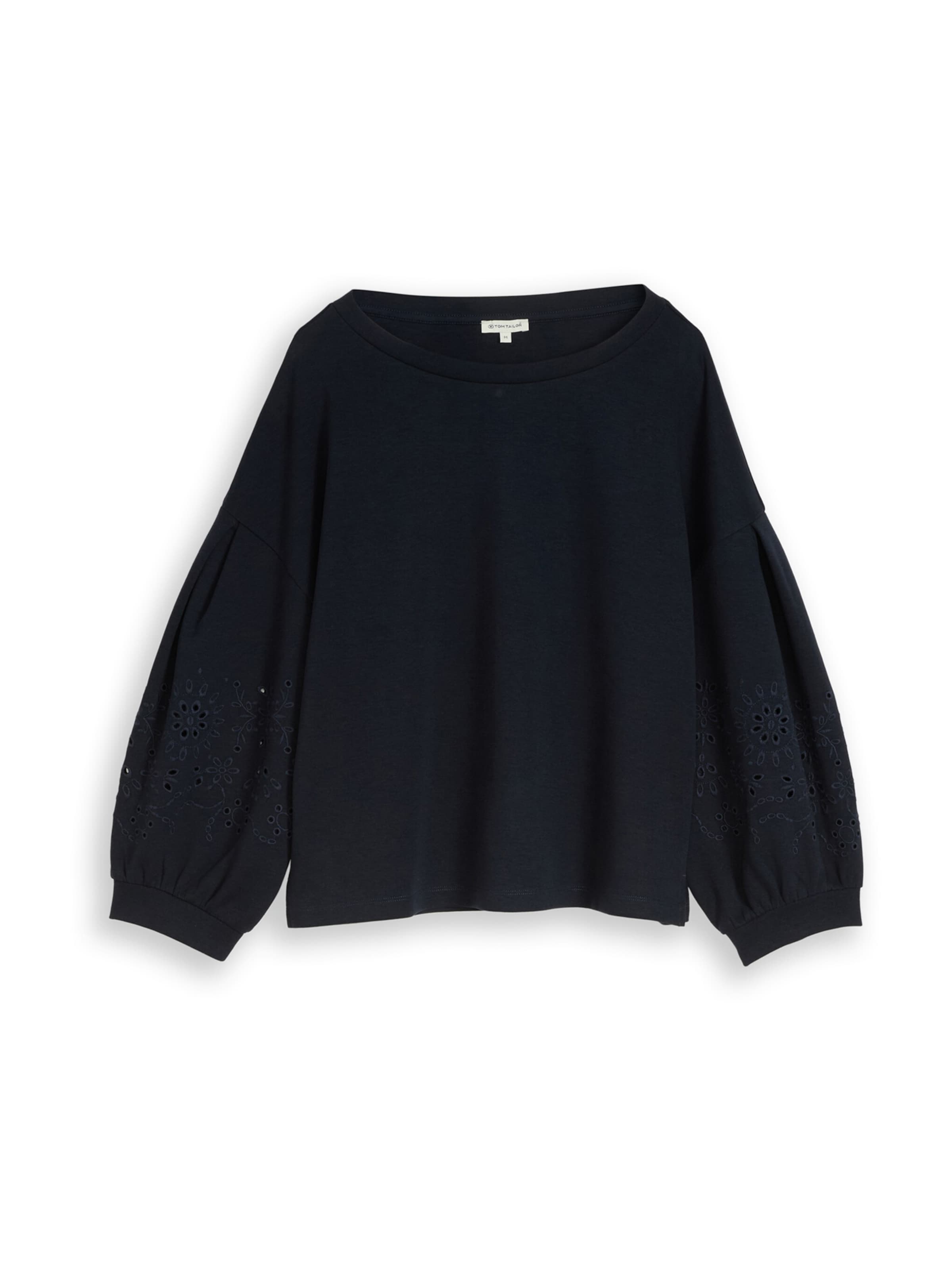 Sweat-shirt TOM TAILOR en bleu : devant