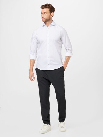 JOOP! Slim fit Button Up Shirt 'Paiton' in White