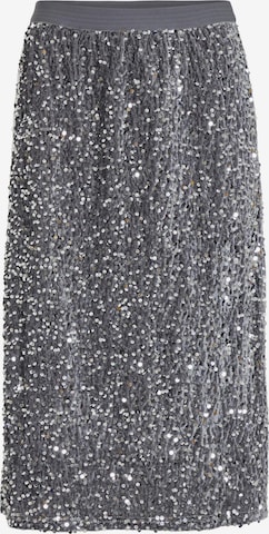 VILA Skirt 'Sassa' in Grey: front
