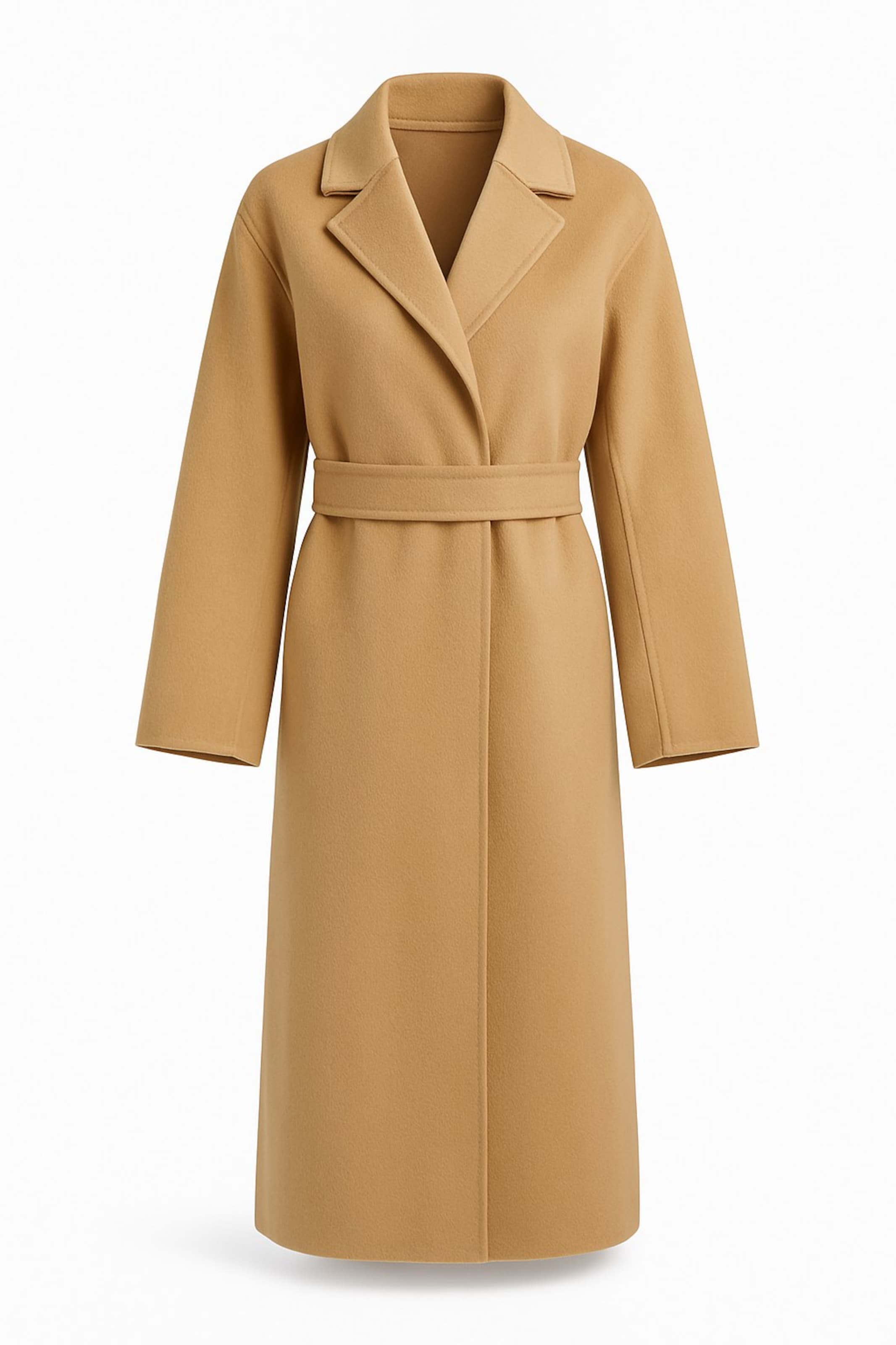 MANUKA Between-seasons coat in Beige: front