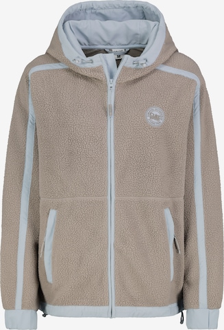 Sublevel Fleece jas in Grijs: voorkant