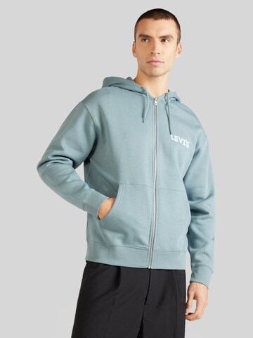 LEVI'S ® Zip-Up Hoodie in Blue: front