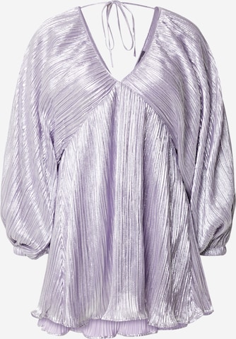 Robe de cocktail Nasty Gal en violet : devant