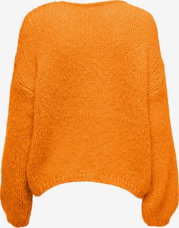 ONLY Sweter 'Nordic' w kolorze pomarańczowy