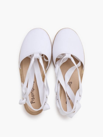 Sandales Pisamonas en blanc