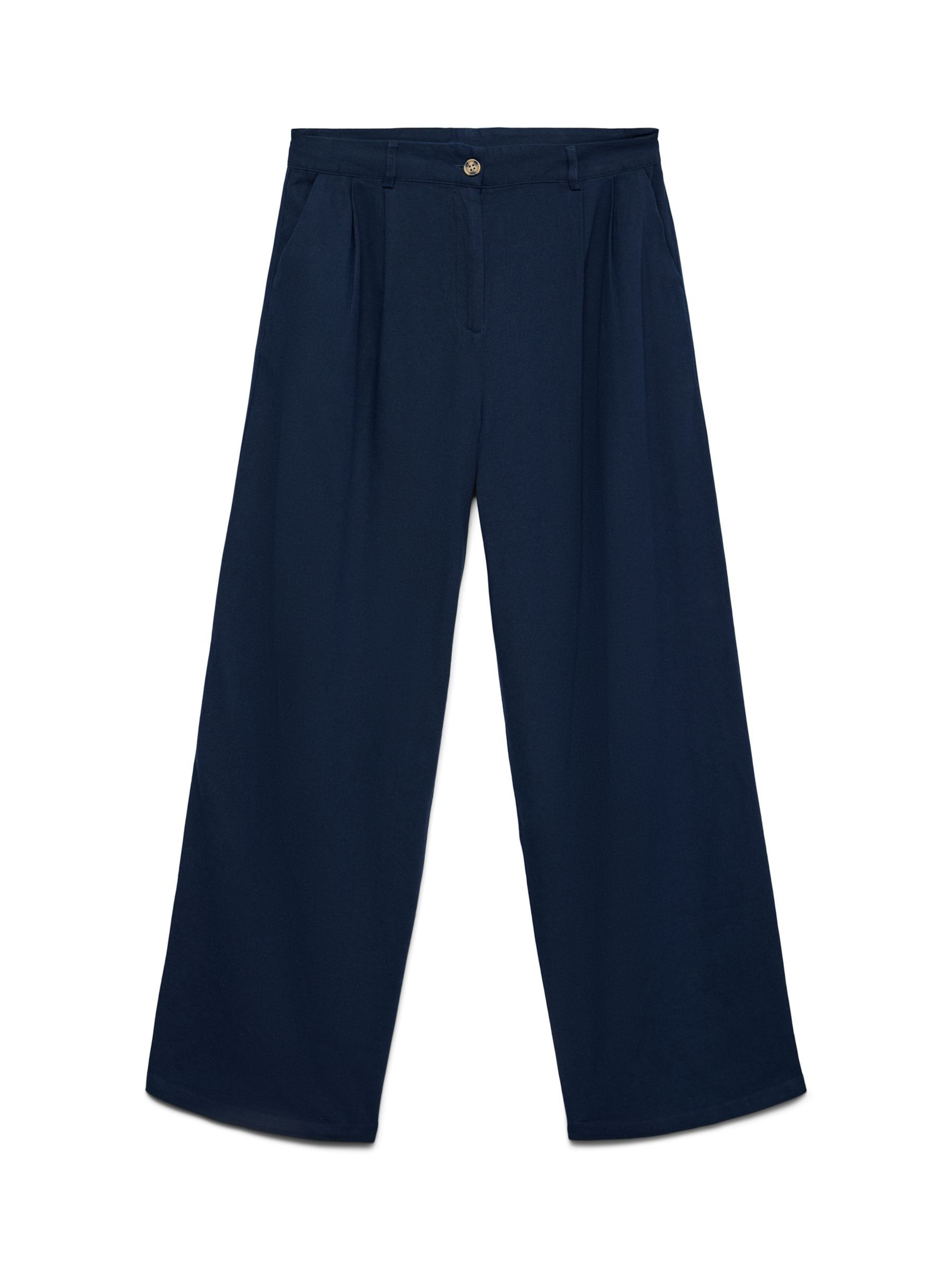VERO MODA - Pantalón plisado 'VMMymilo' en azul: frente