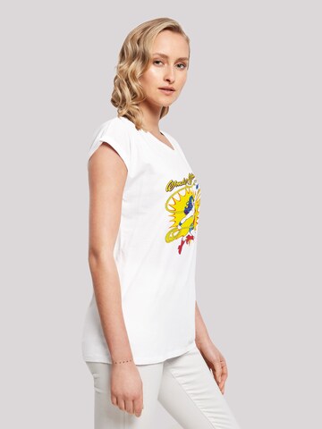 T-shirt 'Wonder Woman Leap' F4NT4STIC en blanc