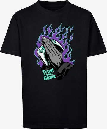 Mister Tee Shirt 'Trust Your Game' in Black: front