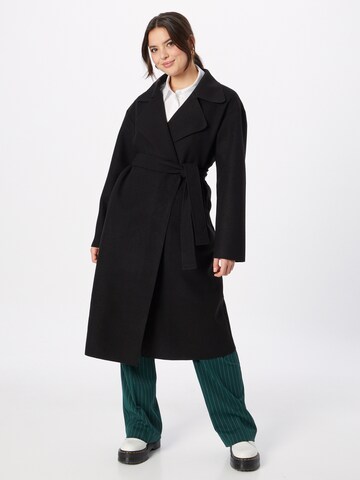 NLY by Nelly Between-Seasons Coat in Black: front