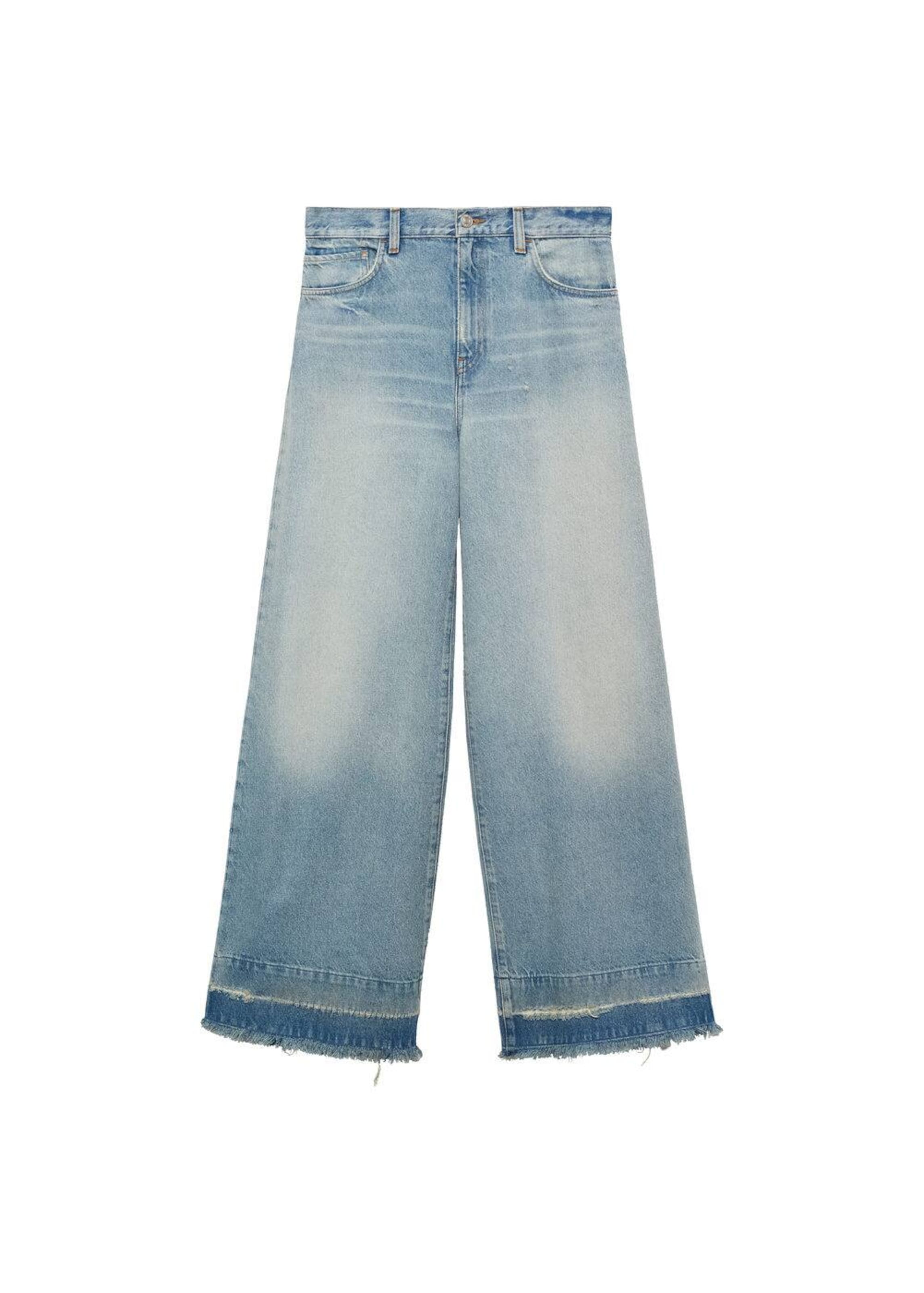 MANGO Wide Leg Jeans 'DEVIN' in Blau: Vorderseite