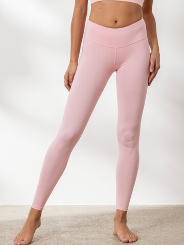 Hey Honey Skinny Leggings 'Unicolor' in Pink