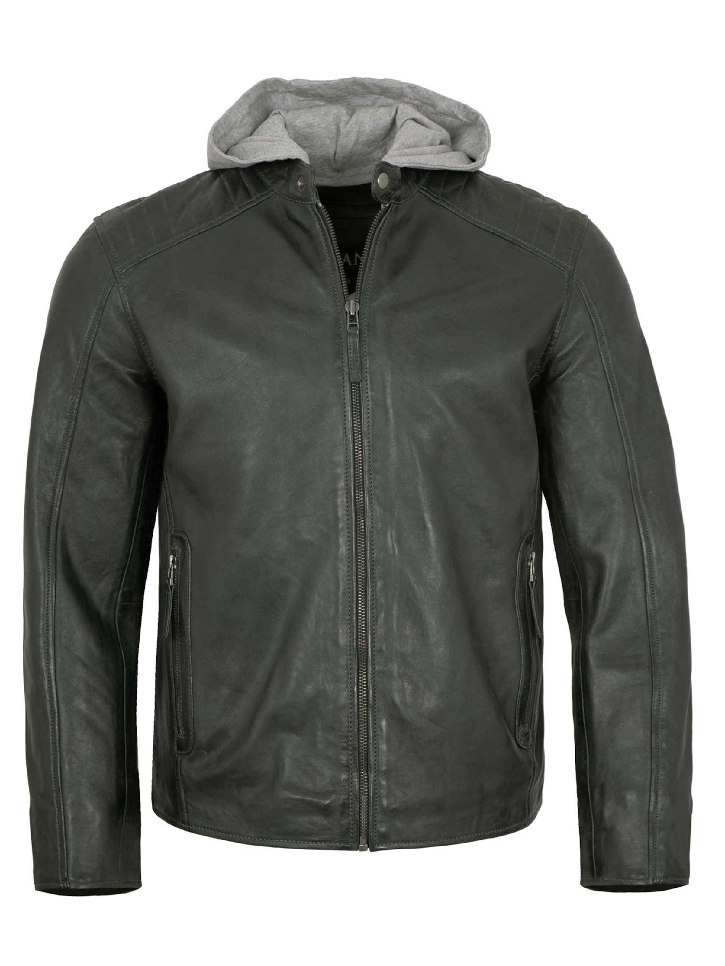 Jilani Between-Season Jacket 'Razor-2' in Green: front