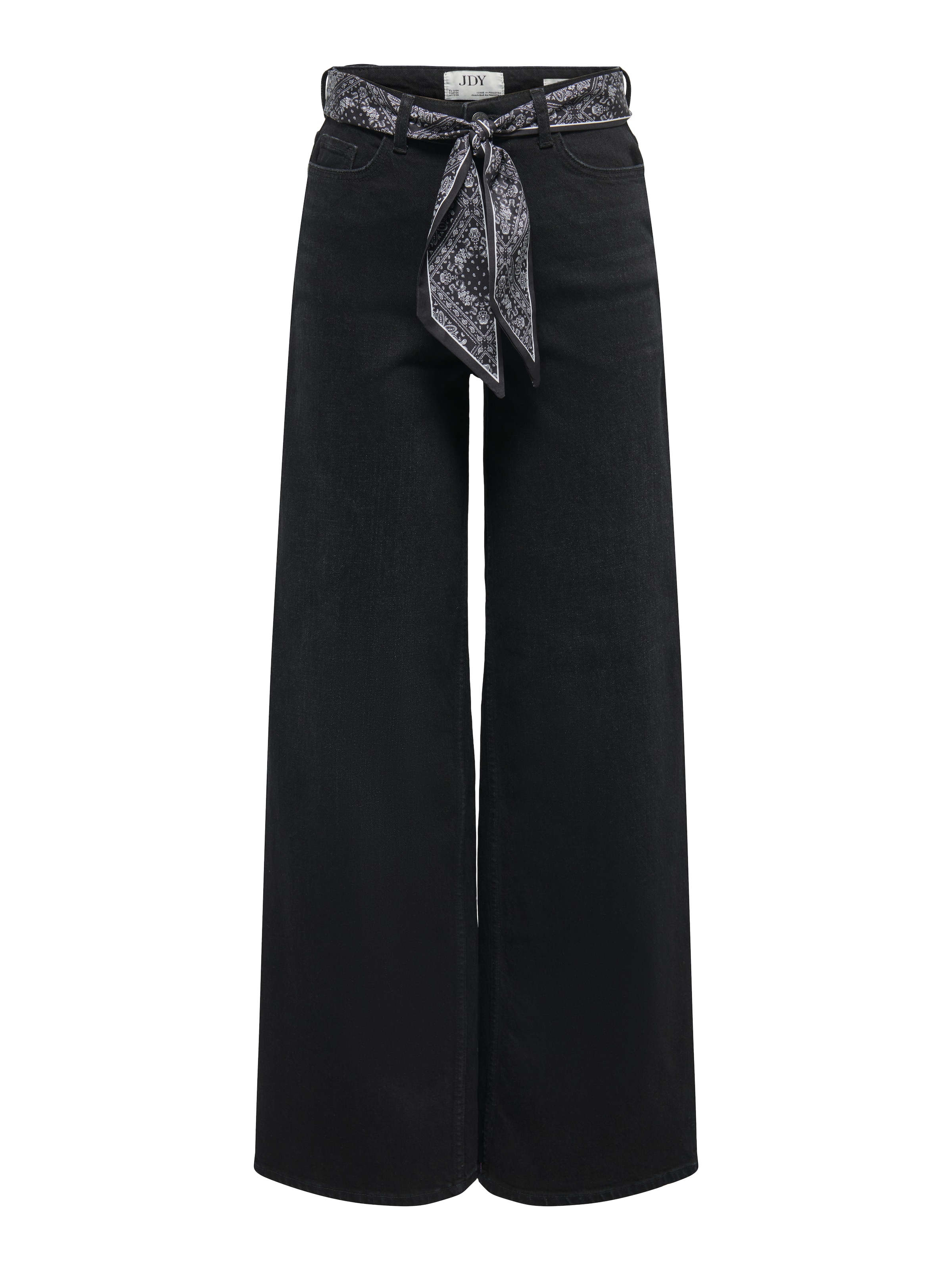 Wide Leg Jean 'JDYVERA' JDY en noir : devant
