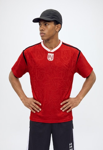 UNDER ARMOUR Functioneel shirt 'Terrace' in Rood