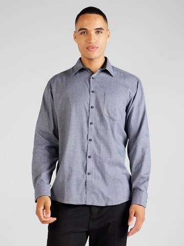 Coupe regular Chemise Jack's en bleu : devant