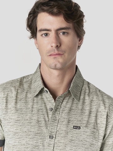 KOROSHI Regular fit Overhemd in Beige