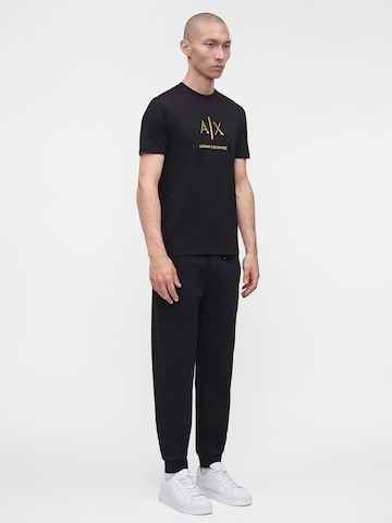 ARMANI EXCHANGE Тениска в черно