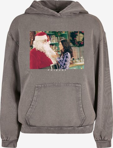 ABSOLUTE CULT Sweatshirt 'Friends - Santa Chandler' in Grijs: voorkant