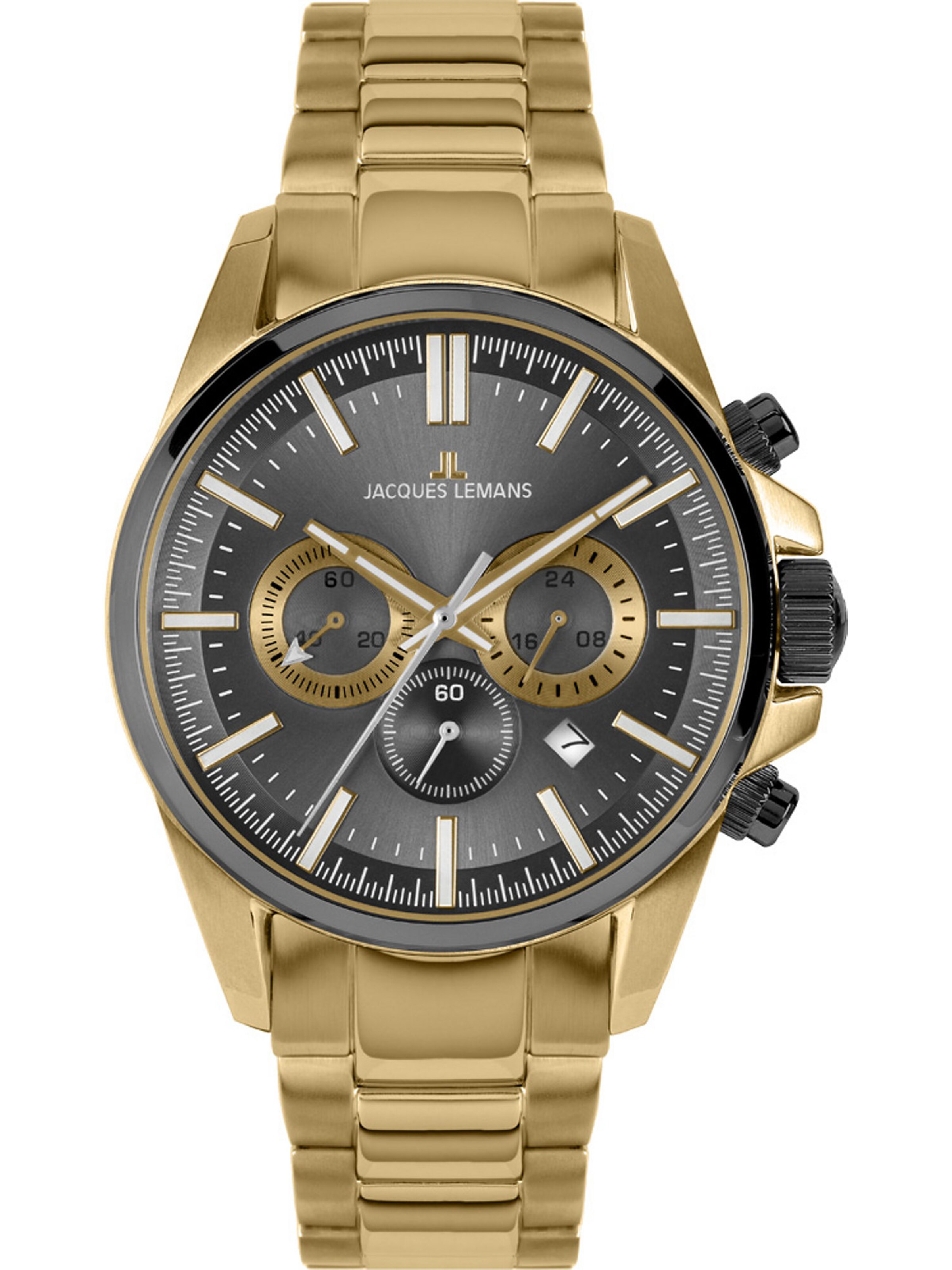 Jacques Lemans Analog Watch in Gold: front