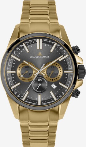 Jacques Lemans Analog Watch in Gold: front