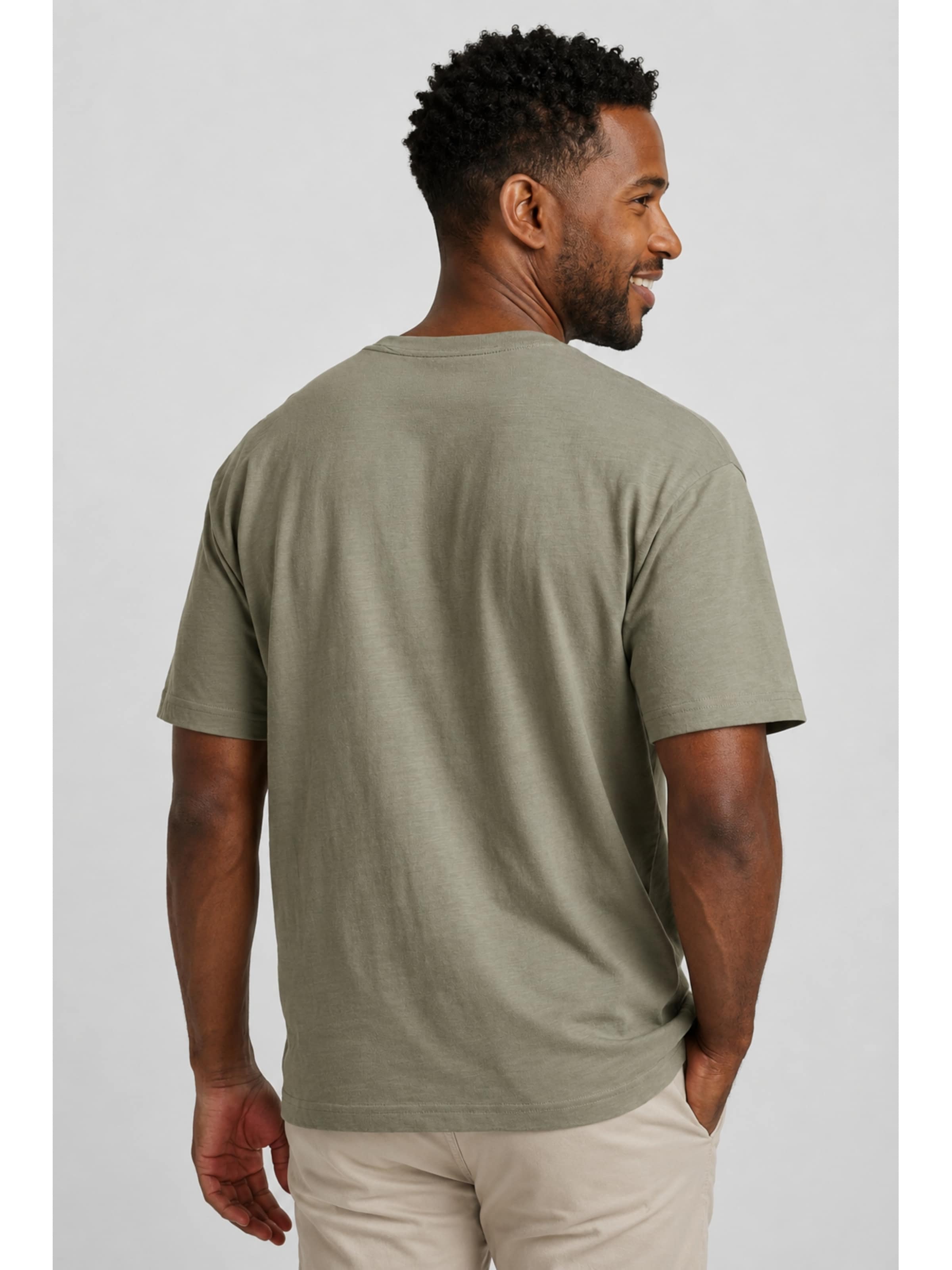 T-Shirt 'Venice' alan red en vert