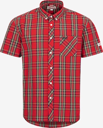 LONSDALE Košeľa 'Brixworth' - Červená: predná strana