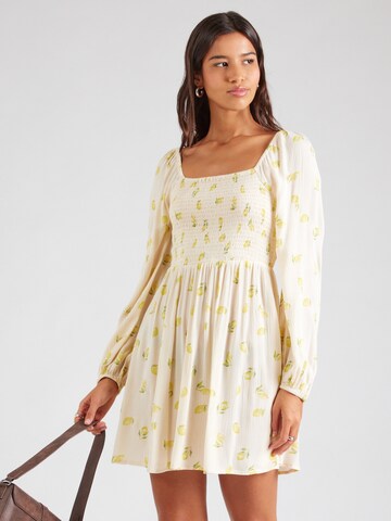ONLY Dress 'ONLLEMONE' in Beige: front