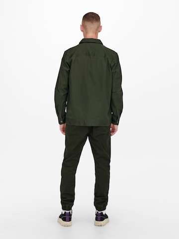 Only & Sons - Tapered Pantalón 'Linus' en verde