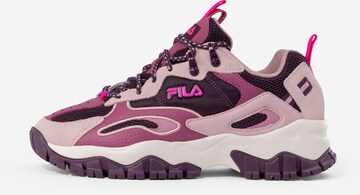 Baskets basses 'RAY TRACER TR2' FILA en rose : devant