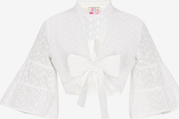 IZIABluza - bijela boja: prednji dio