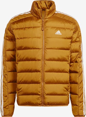 ADIDAS SPORTSWEAR Outdoorjas 'Essentials' in Bruin: voorkant