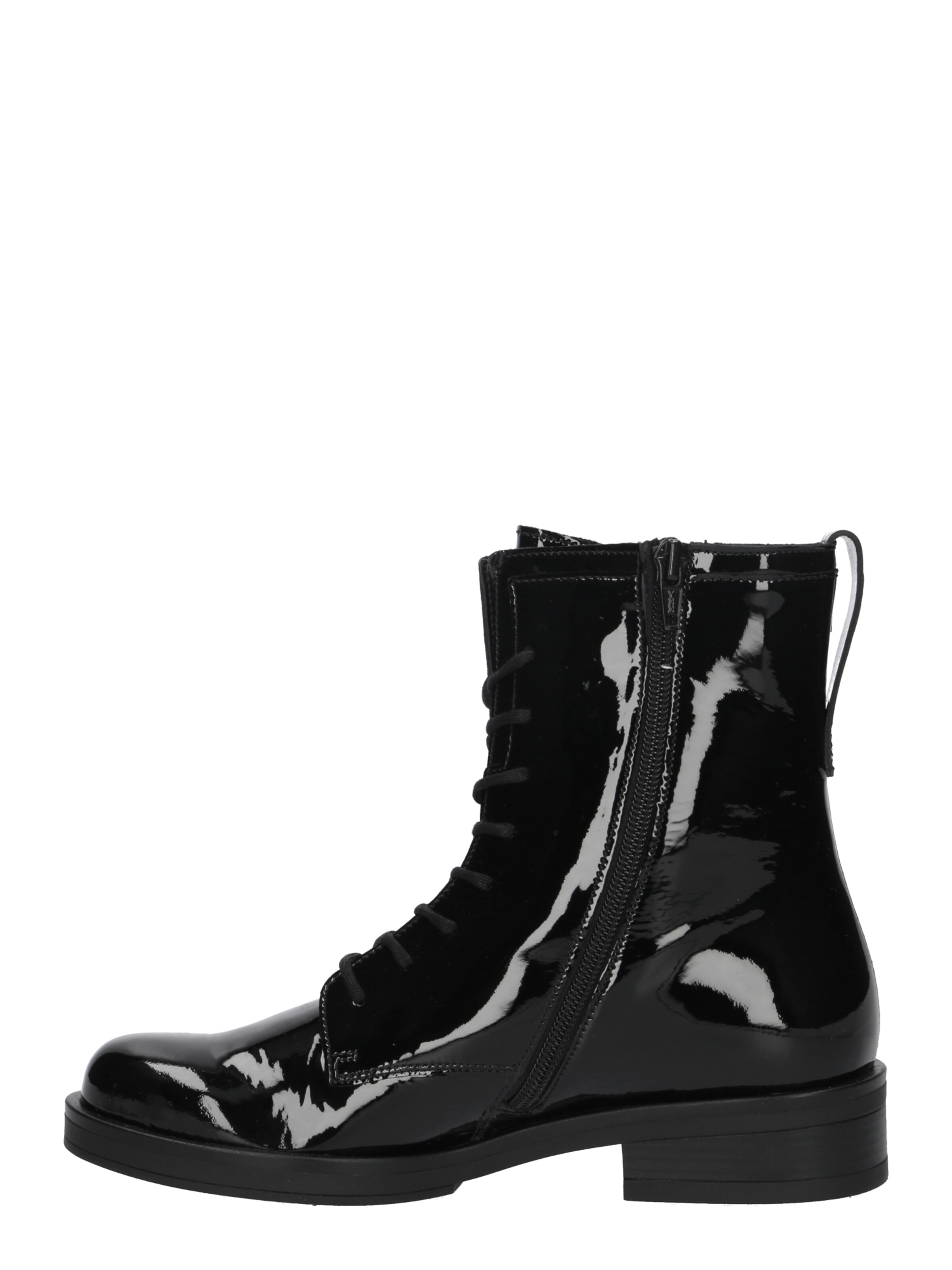 GABOR Schnürstiefelette in Schwarz