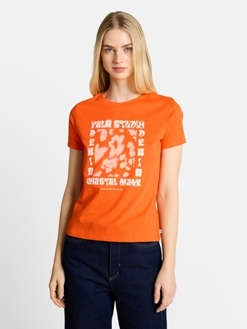 TOM TAILOR DENIM Shirt in Orange: front