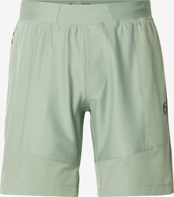 Sergio Tacchini Workout Pants 'Pelle' in Green: front