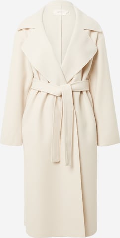 NLY by Nelly Between-seasons coat in Beige: front