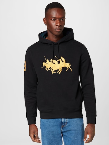 Polo Ralph Lauren - Sudadera en negro: frente