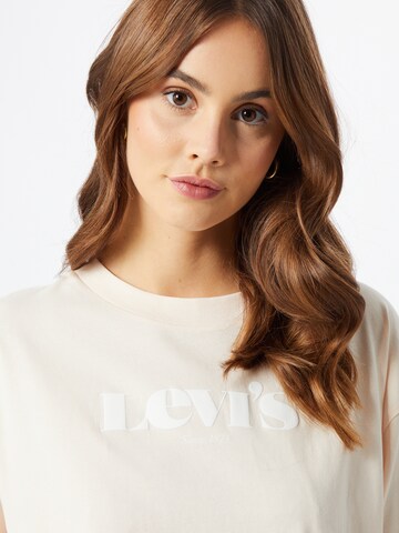 LEVI'S ® Oversized shirt 'Graphic SS Roadtrip Tee' in Beige