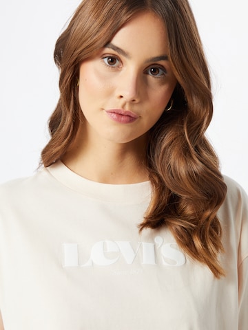 LEVI'S ® Oversizeskjorte 'Graphic SS Roadtrip Tee' i beige