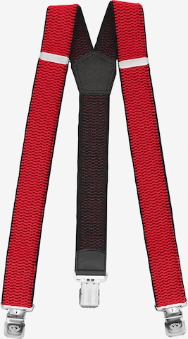 Fabio Farini Suspenders in Red: front