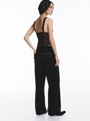 Pull&Bear Блуза боди в черно