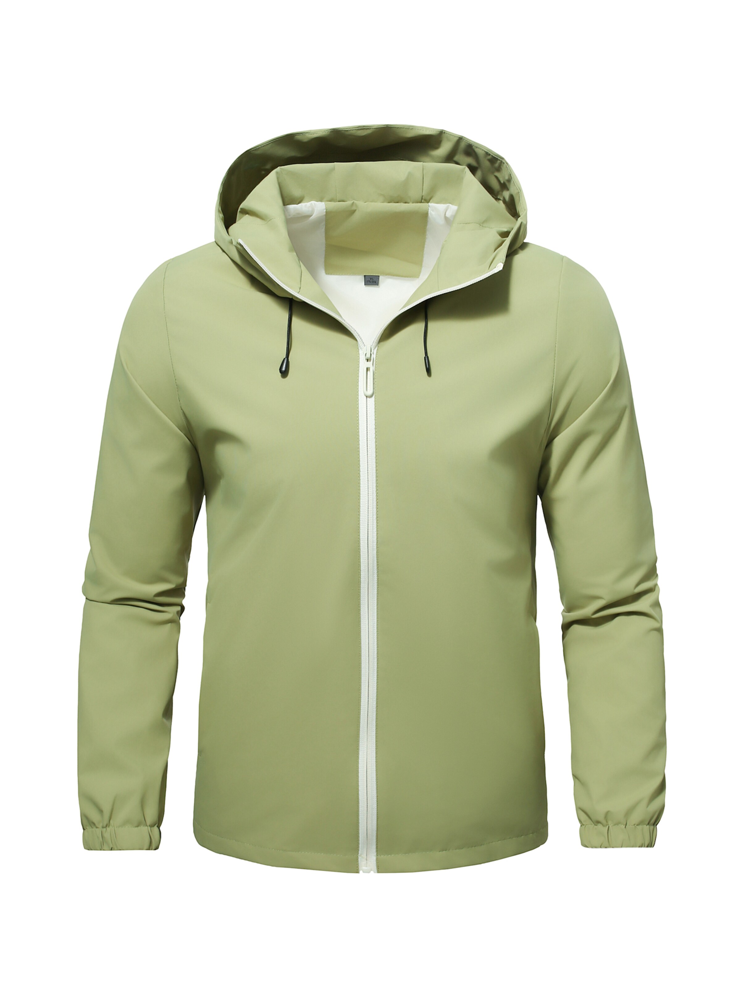 YOUTHUP Athletic Jacket 'Kombi' in Green: front