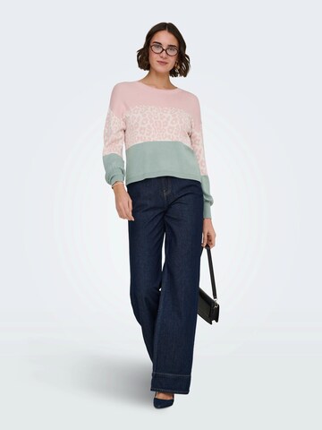 ONLY Trui 'ONLLEONA' in Roze