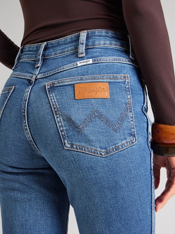 mėlyna WRANGLER Kliošinis Džinsai 'MONTANA SPARROW'