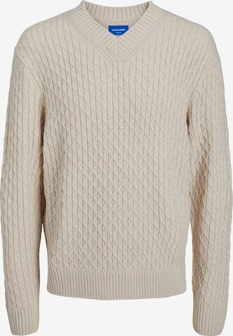 JACK & JONES Pullover 'Cosy' in Beige: predná strana